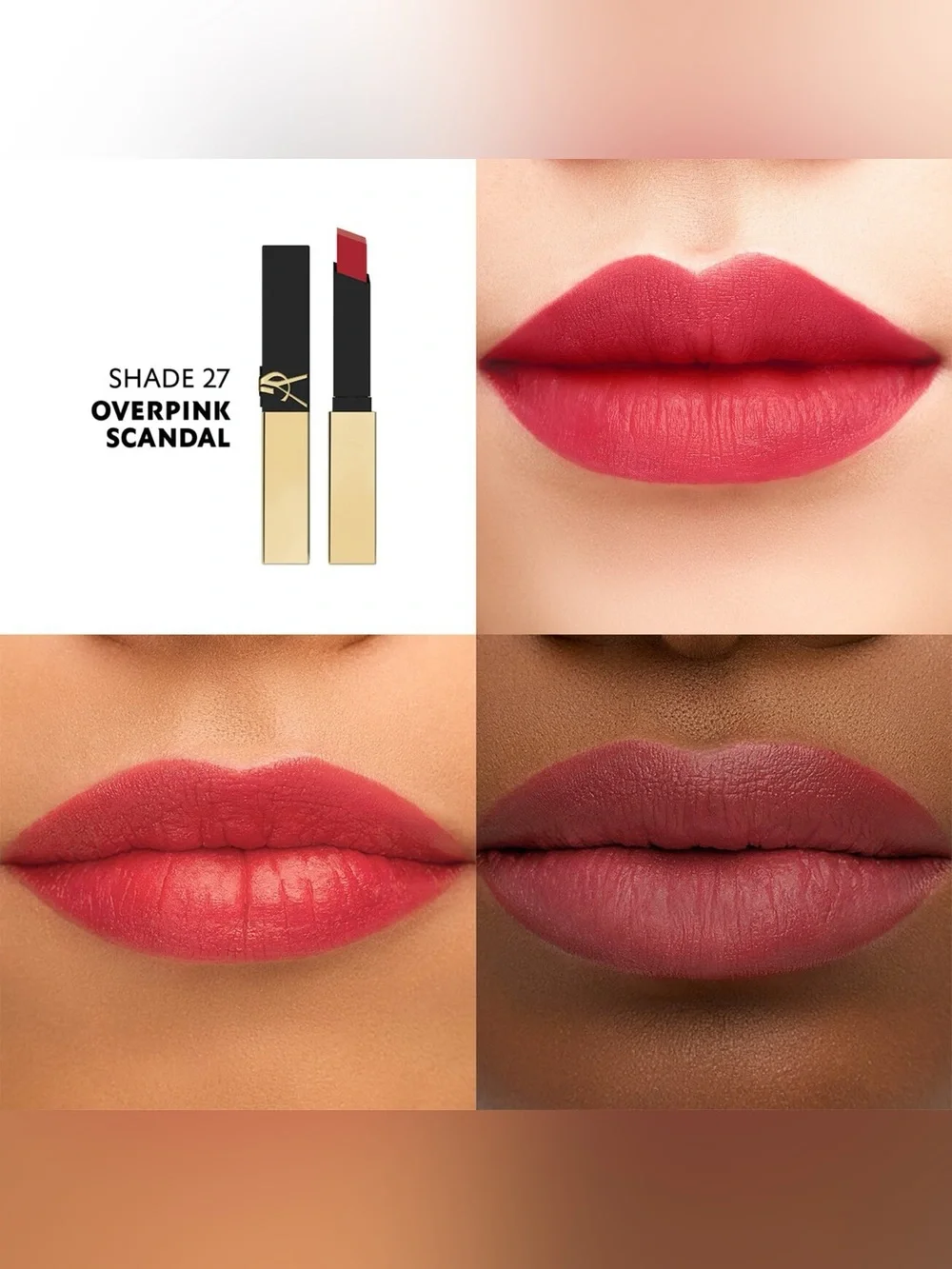 YSL The Slim Lipstick 27 & 2x Dior Addict Lip Maximizer